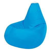 Кресло-мешок Темно-Голубой, XXL-Комфорт 150*100 см, оксфорд, съемный чехол