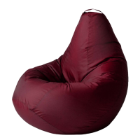 Кресло-мешок Бордовый, XXL-Комфорт 150*100 см, оксфорд, съемный чехол